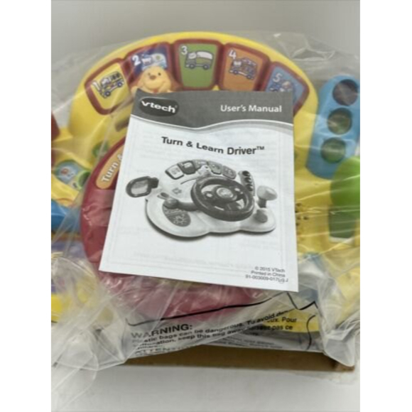 VTech Turn and Learn Driver Steering Wheel Toy. Ages 6-36 Months. - Picture 4 of 4